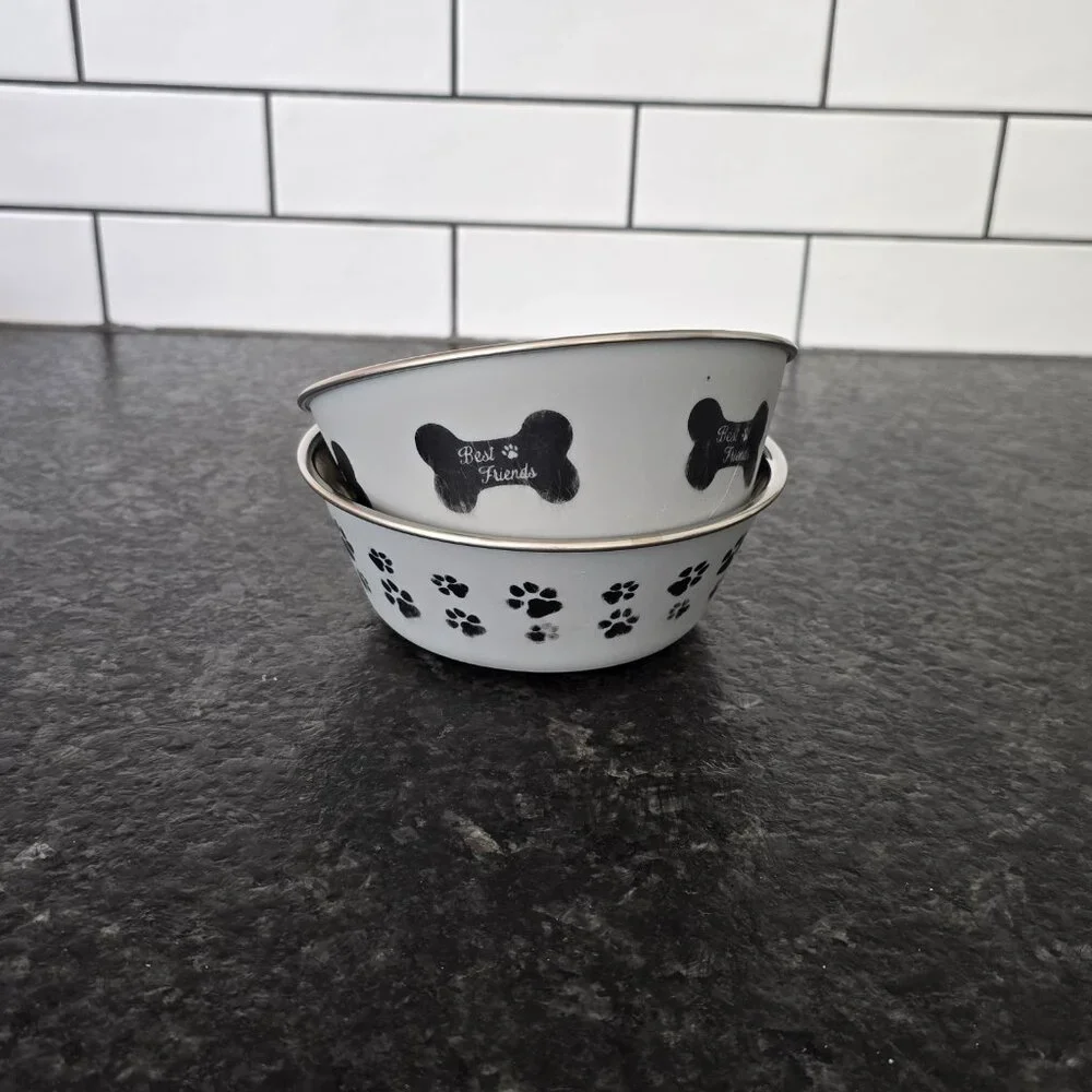 Set of 2 Dog Bowls